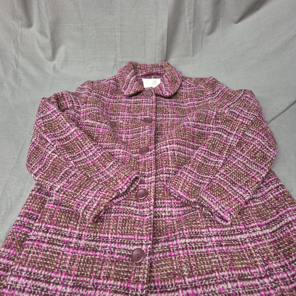 SEALSALT CORNWALL BUTTONED WOOD CABIN COAT SIZE 12