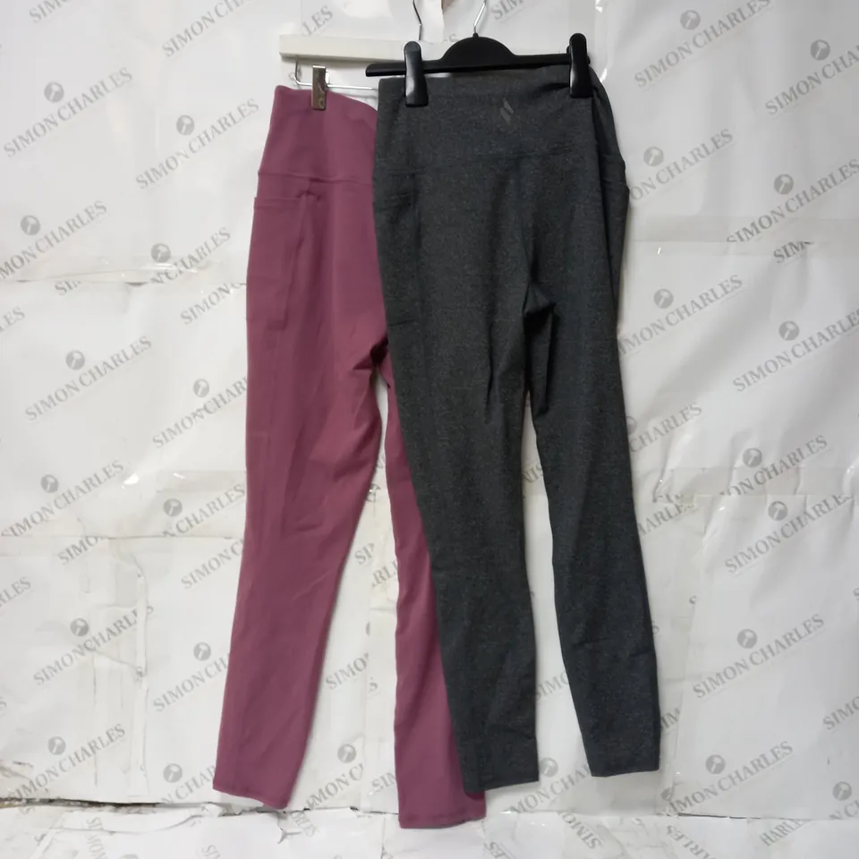 BOX OF ASSORTED CLOTHES APPROXIMATELY 10 TO INCLUDE JACKETS, JUMPERS, LEGGINGS ETC.