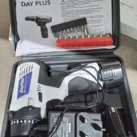 BOXED DAY PLUS CORDLESS DRILL 