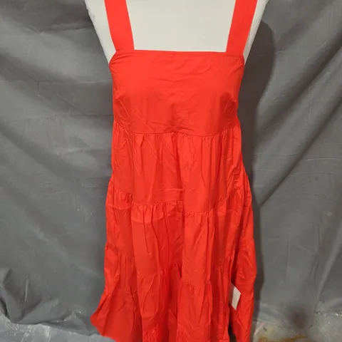 NOBODY'S CHILD CASSIA MIDI DRESS IN RED SIZE 8