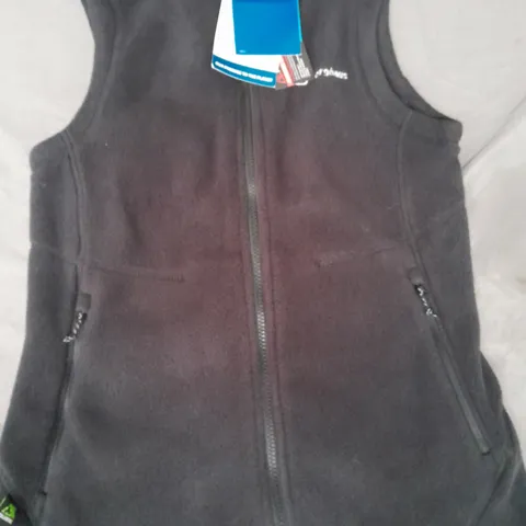 BERGHAUS FLEECE VEST IN BLACK SIZE UK 10