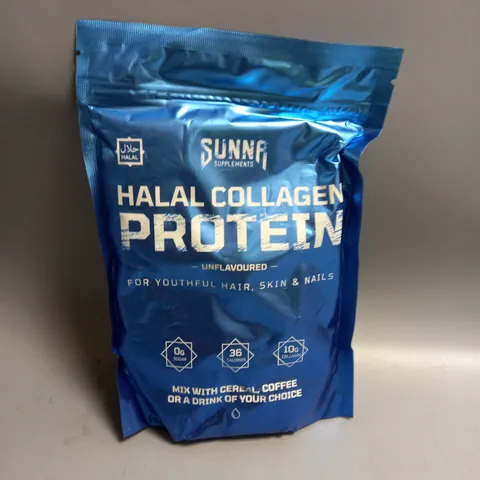 SUNNA SUPPLEMENTS HALAL COLLAGEN PROTEIN FOOD SUPPLEMENT UNFLAVOURED