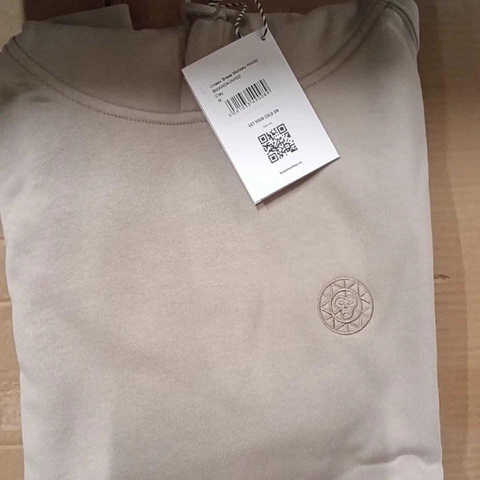 BRAND NEW BRASS MONKEY HOODIES - CLAY SIZE MEDIUM APPROXIMATELY 10 