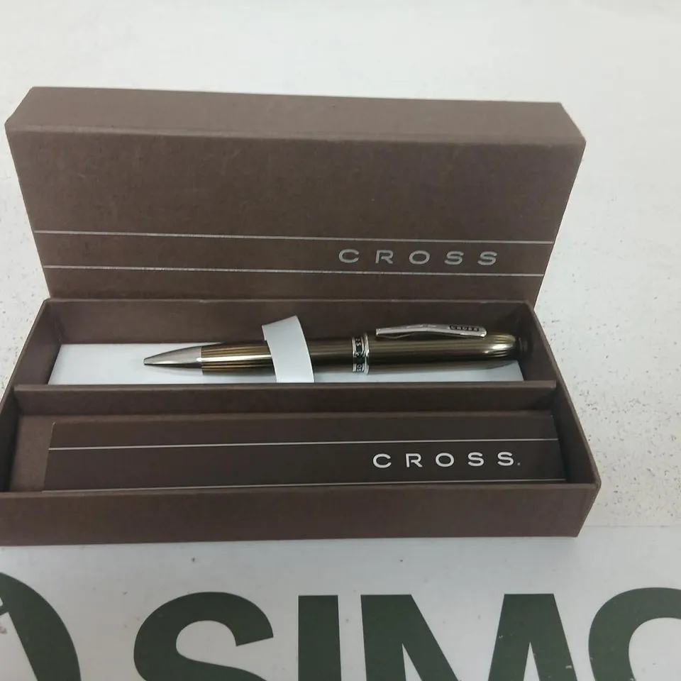 CROSS BALLPOINT PEN IN PRESENTATION BOX – GOLD-TONE