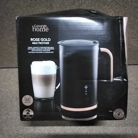 BOXED ROSE GOLD MILK FROTHER 