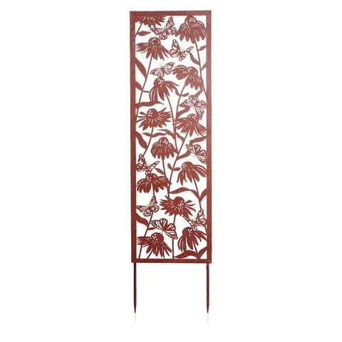 GARDEN STORIES BUTTERFLIES AND FLOWERS METAL TRELLIS 150CM