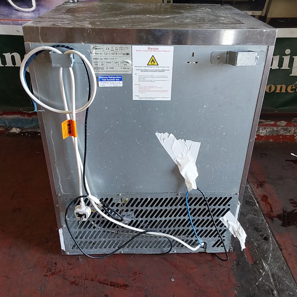  H5UC R290 R1 STAINLESS UNDER COUNTER FRIDGE