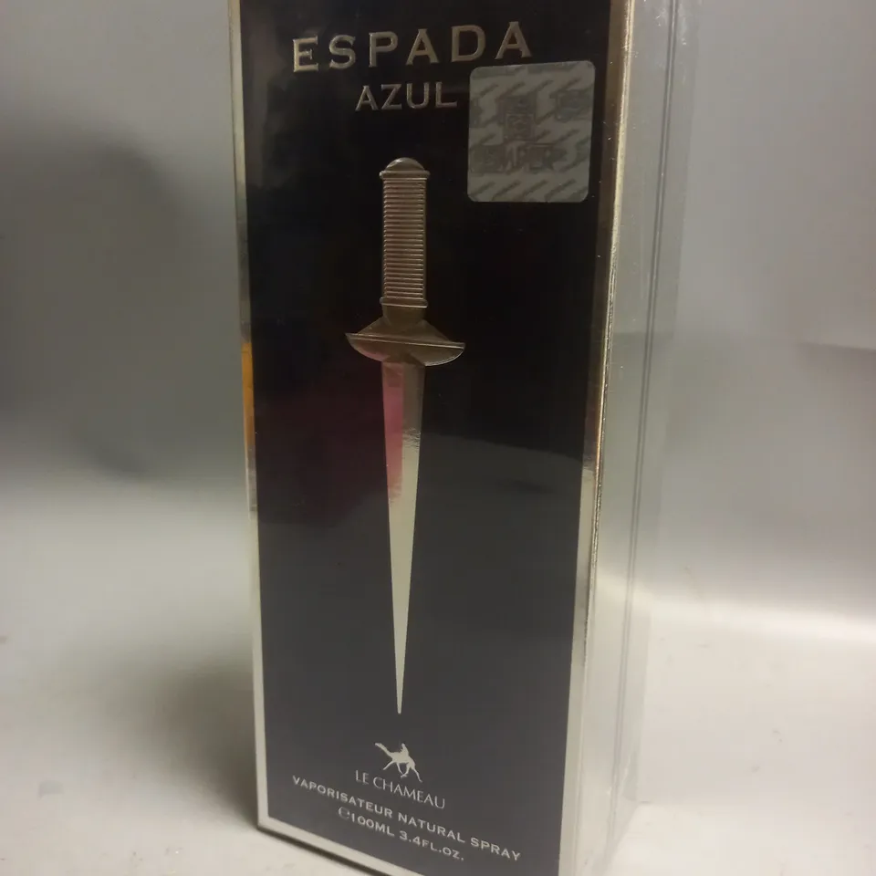 BOXED AND SEALED LE CHAMEAU ESPADA AZUL VAPOURISATEUR SPRAY 100ML