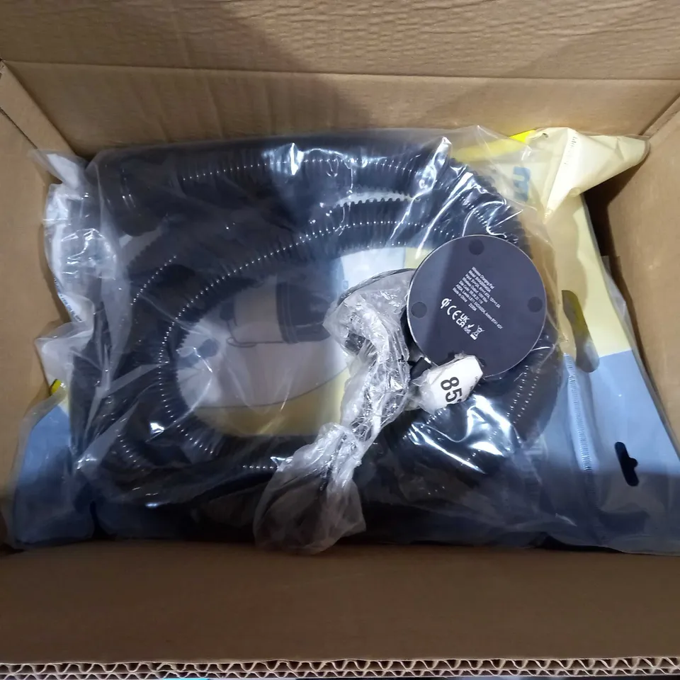 BOX OF APPROX 20 HOUSEHOLD ITEMS TO INCLUDE P120 SANDPAPER, BREATHALYSER, SHAUN THE SHEEP TRAVEL MUG