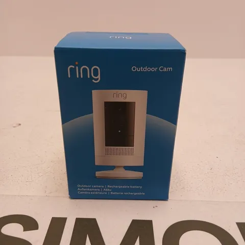 RING OUTDOOR CAM – BOXED SECURITY CAMERA