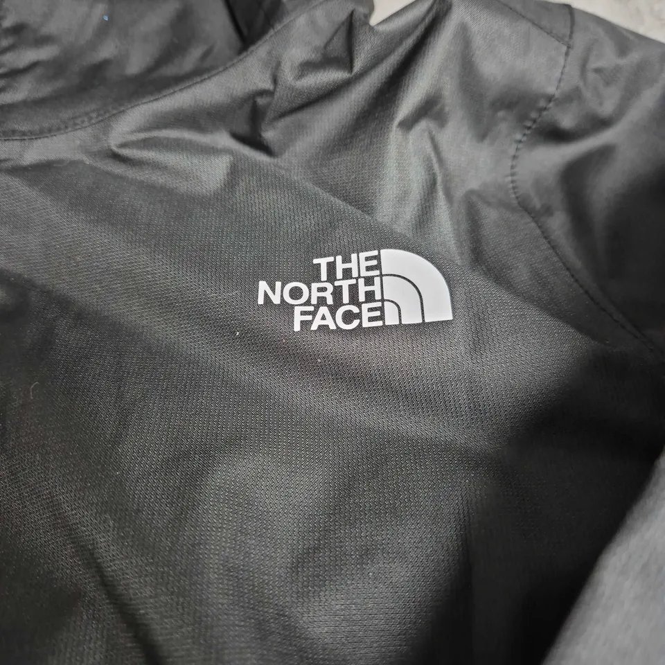 THE NORTH FACE WOMEN'S BLACK HOODED WINDBREAKER JACKET, LARGE