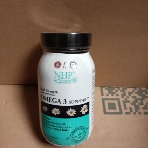 NHP OMEGA 3 SUPPORT – HIGH STRENGTH FISH OIL DIETARY SUPPLEMENT