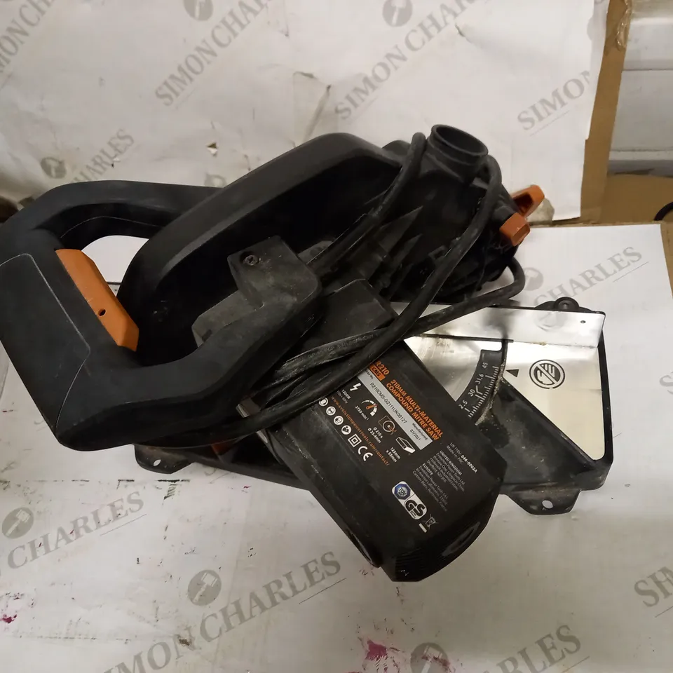 EVOLUTION R210-CMS MULTI-PURPOSE COMPOUND MITRE SAW