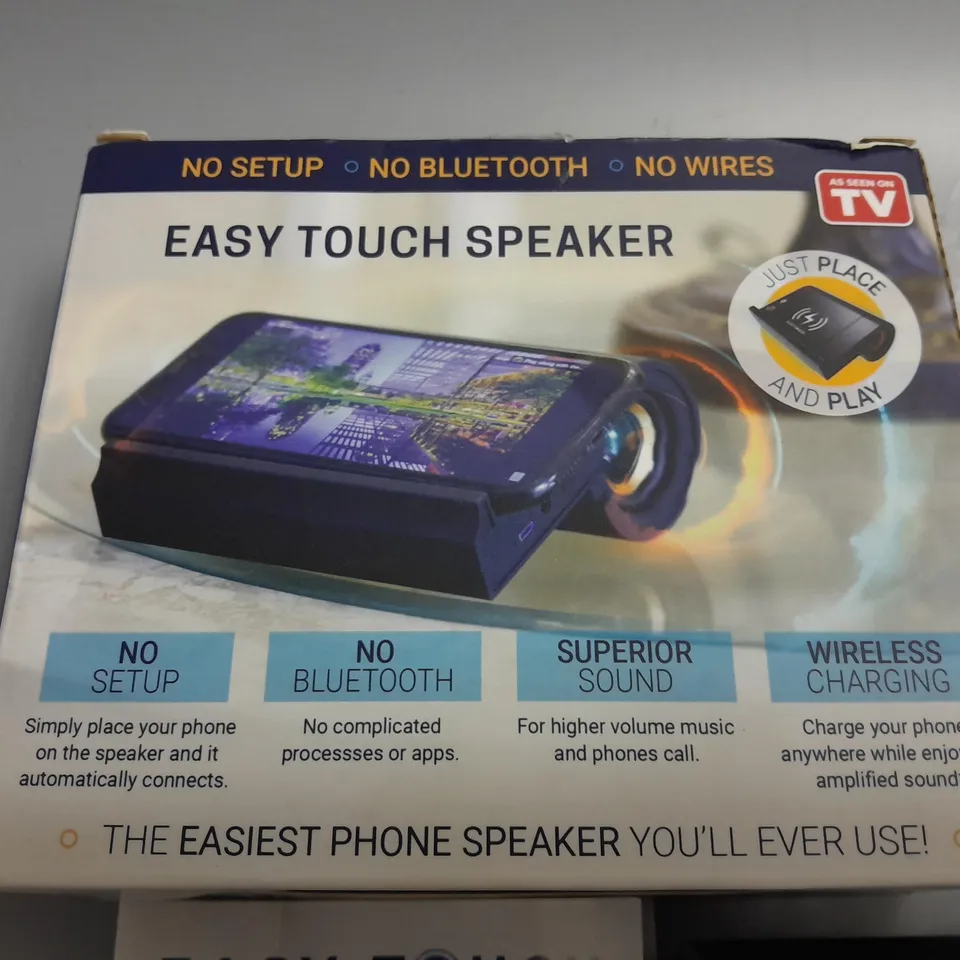 BOXED EASY TOUCH SPEAKER