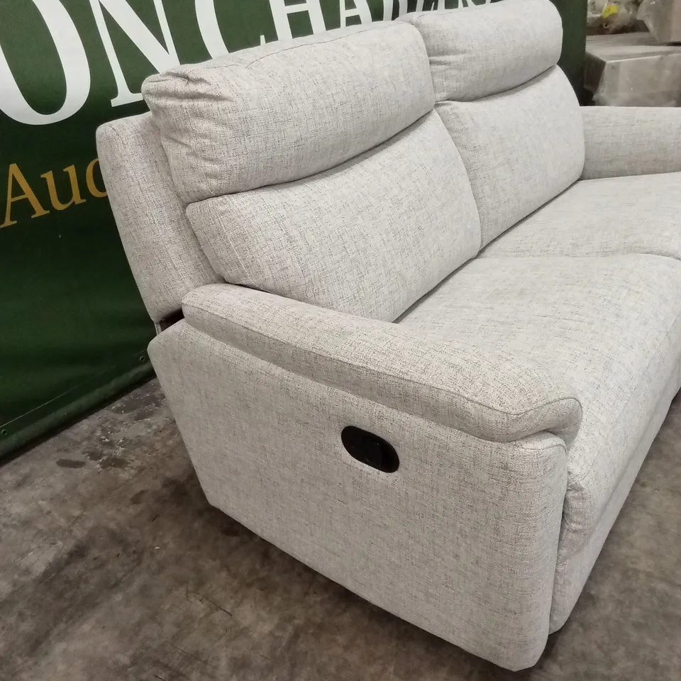LINEA FABRIC MANUAL RECLINER 3 SEATER SOFA RRP £899