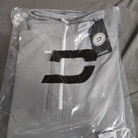 DRUIDS MEN'S ULTRA BLEND 1/4 ZIP TOP β LIGHT GREY, XL