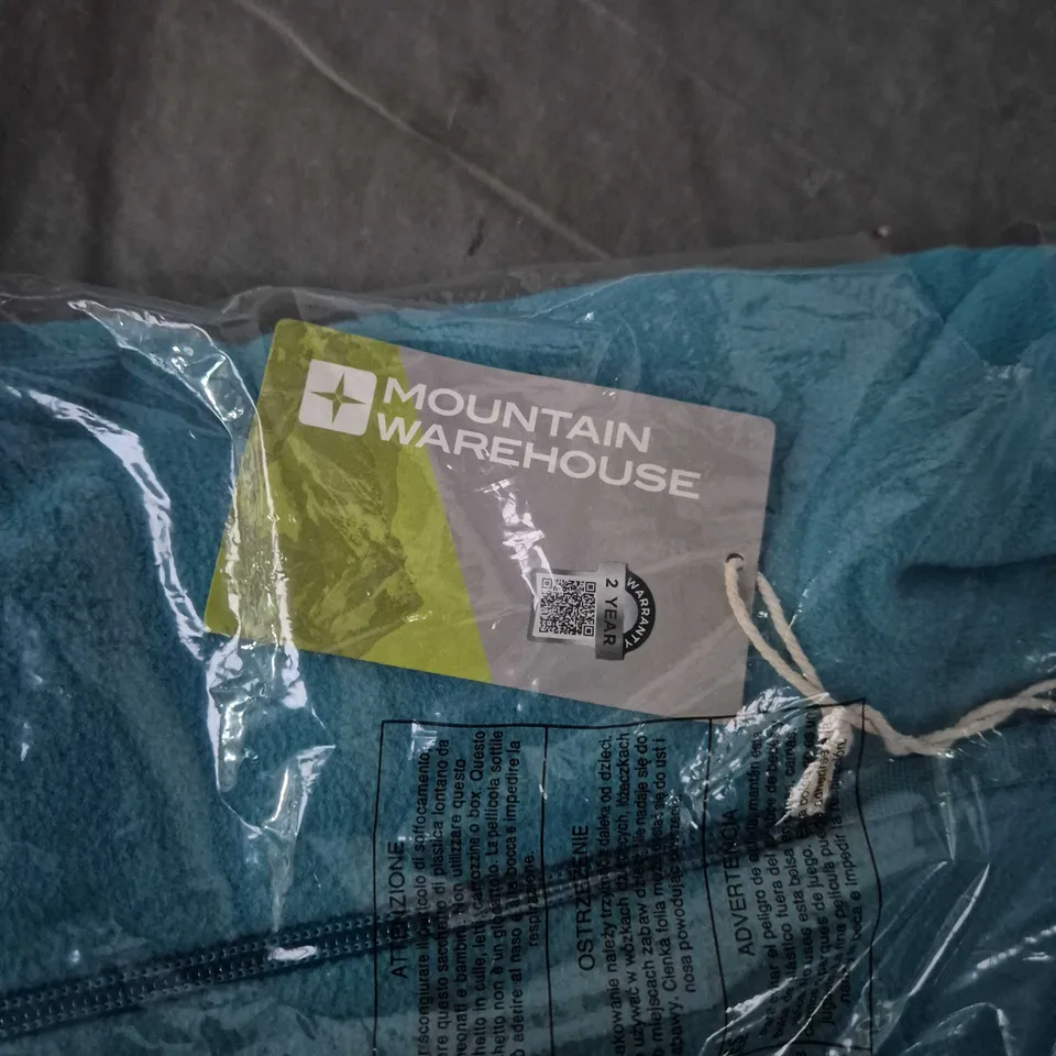 bagged mountain warehouse RASO WOMEN'S FLEECE JACKET – TEAL, UK 14 (EU 42, US 10)