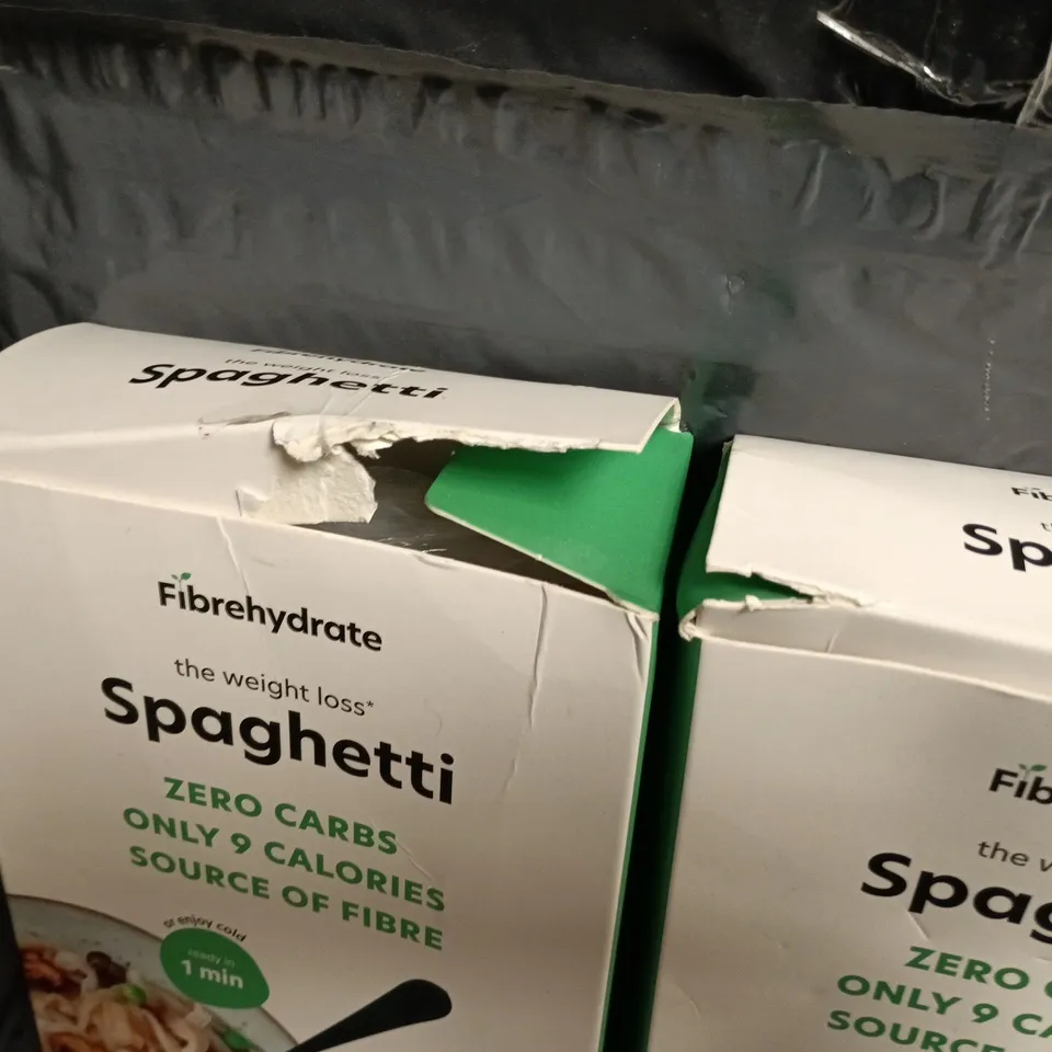 LOT OF 3 PACKS OF FIBRE HYDRATE ZERO CARB SPAGHETTI - 3 X 1.6KG  