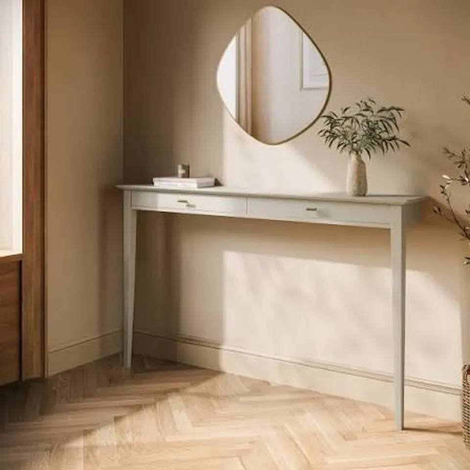BOXED LARGE & NARROW TAUPE CONSOLE TABLE - 150CM - NOA SKU: NOA003