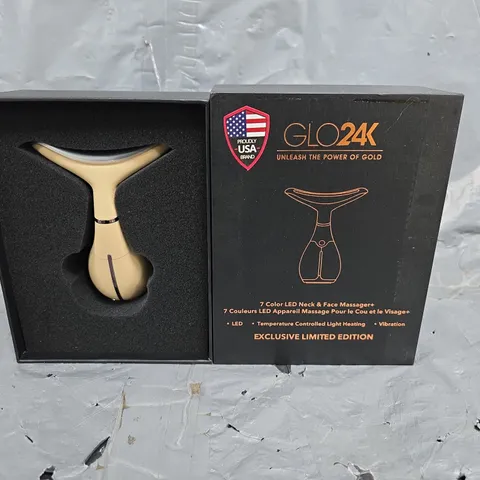 GLO24K 7 COLOR LED NECK AND FACE MASSAGER