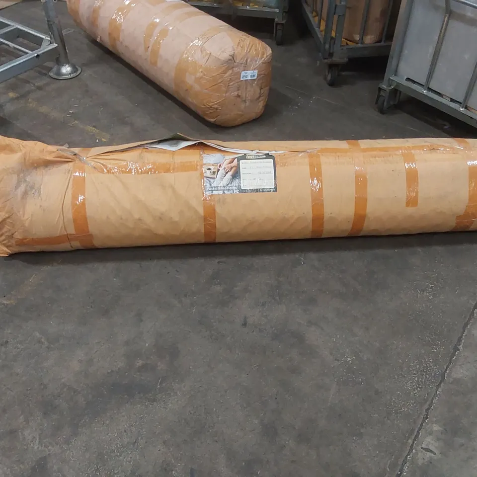 QUALITY BAGGED AND ROLLED NICHELI 6' SUPERKING EVOLUTION GEL EXCELLENCE MATTRESS 