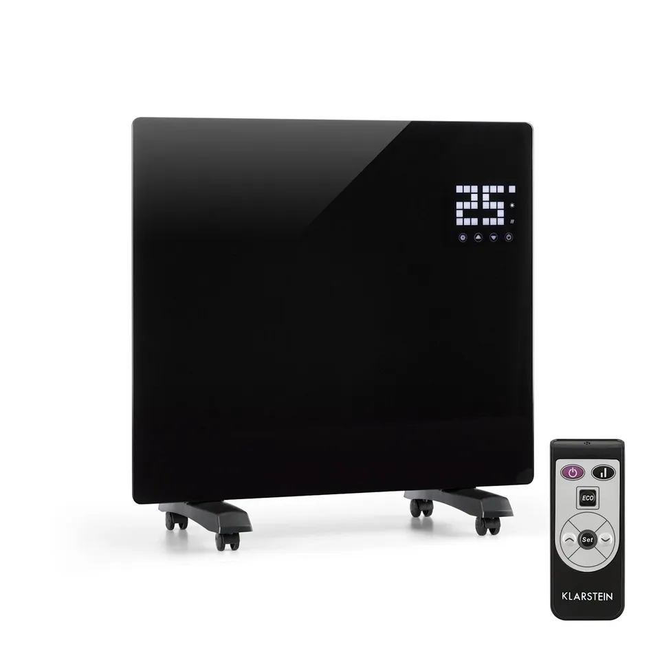 KLARSTEIN BORNHOLM 1000W 10M² CONVECTOR HEATER BLACK - UNBOXED 