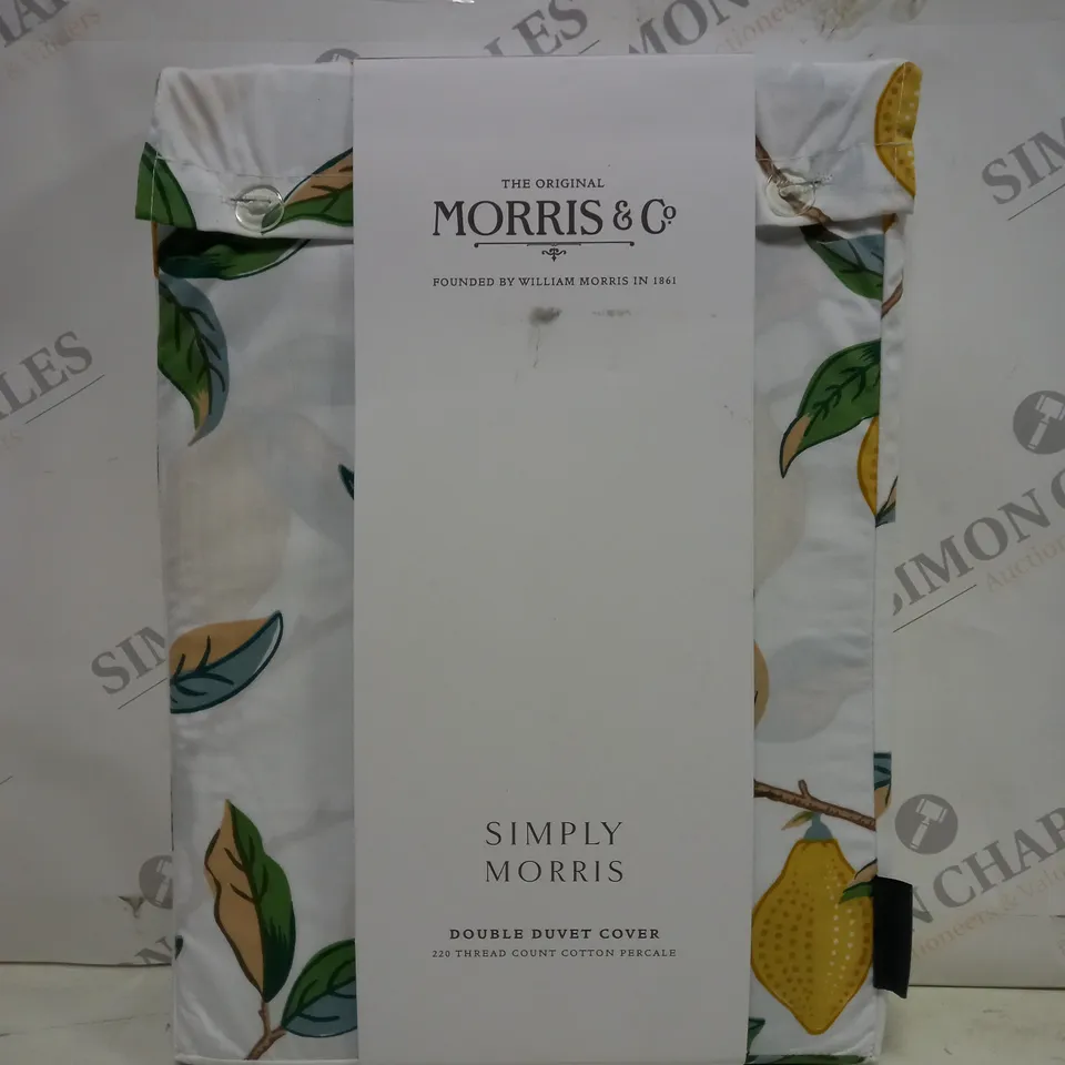 MORRIS & CO LEMON TREE DOUBLE DUVET COVER