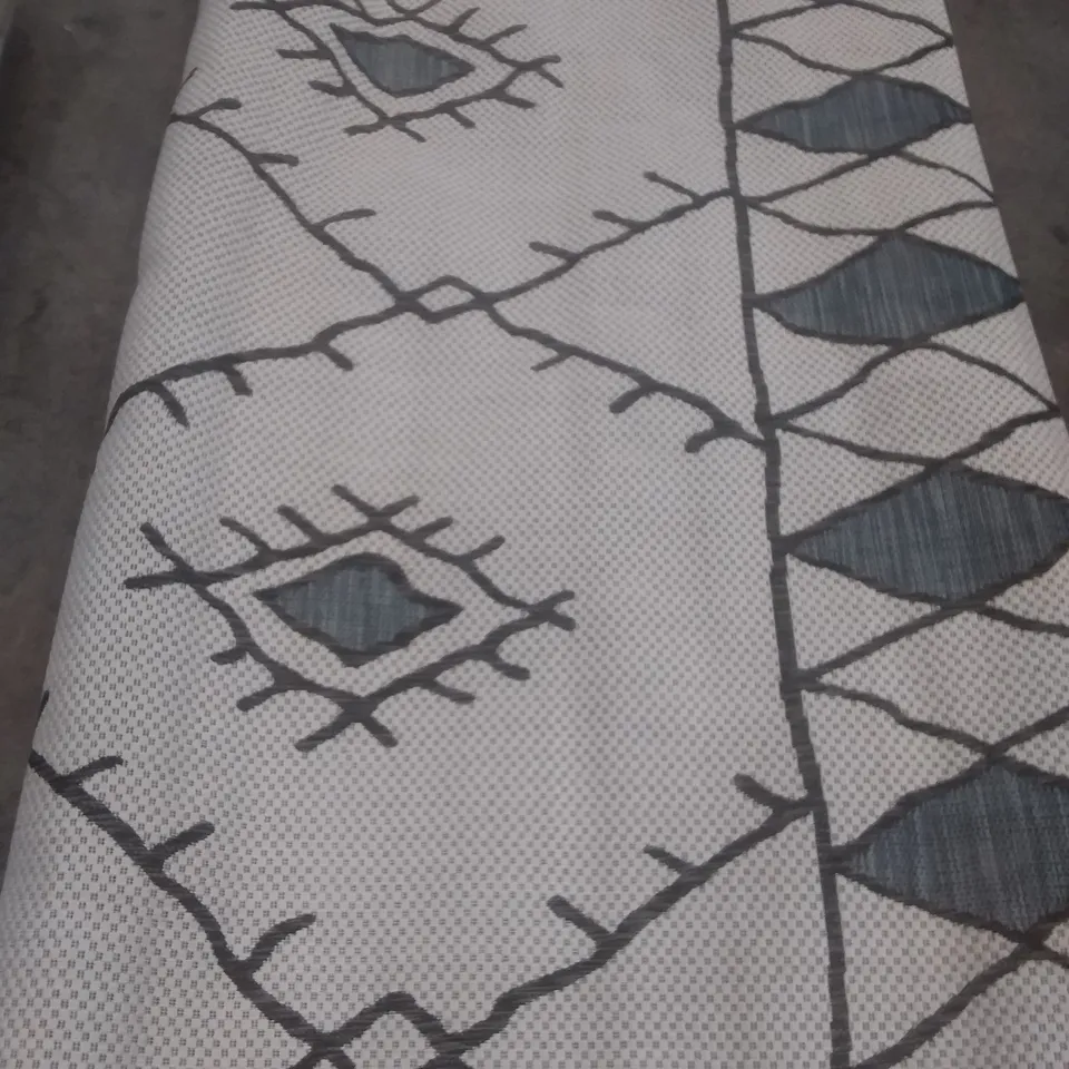 HOWA FLATWEAVE BEIGE RUG 240X340CM
