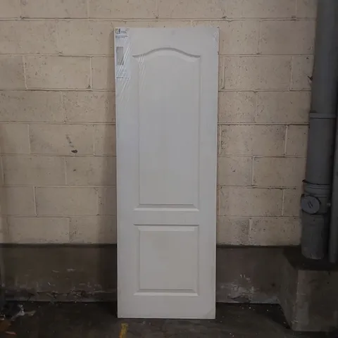 INTERNAL WHITE MOULDED CLASSIQUE 2 PANEL DOOR - APPROXIMATELY 1981 x 686 x 35mm