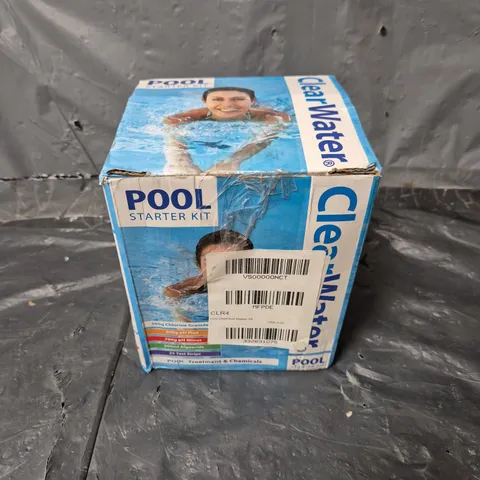BOXED CLEAR WATER POOL STARTER KIT - COLLECTION ONLY