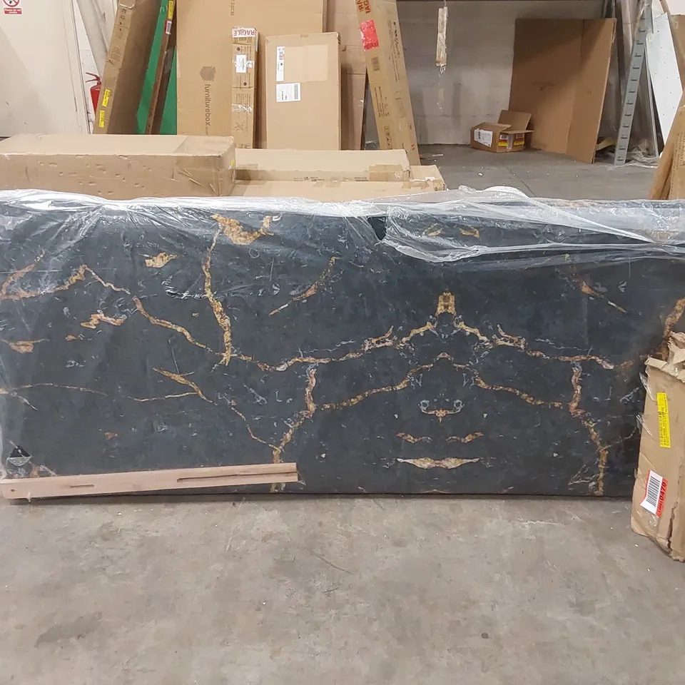 BOXED ANNELIESE 6FT FABRIC UPHOLSTERED HEADBOARD 