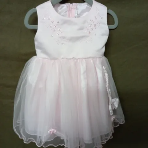 COUCHIE TOT PINK KIDS OCCASIONAL DRESS - 12/18