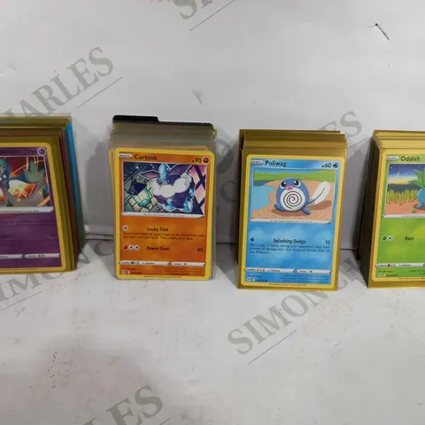 SMALL BOX OF APPROX COLLECTABLE POKEMON TRADING CARDS