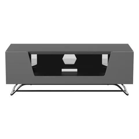BOXED 120cm TV UNIT - CHROMIUM GREY (1 BOX)