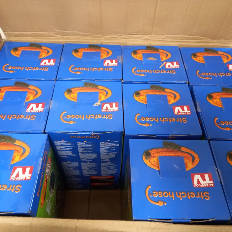BOX OF APPROXIMATELY 12 STRETCH HOSES 100FT 
