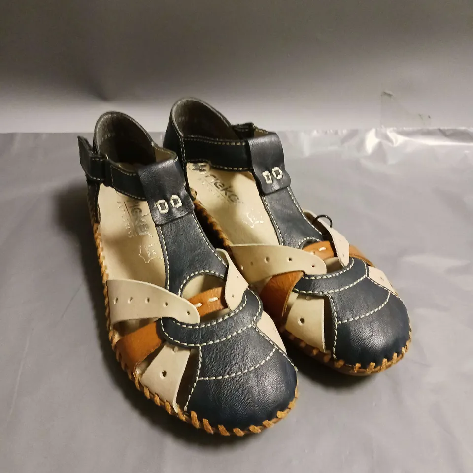 RIEKER ANTISTRESS CLOSED TOE SANDALS SIZE EU 38