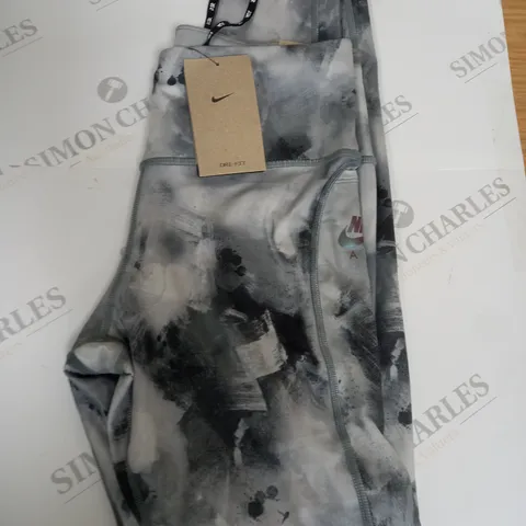 NIKE AIR PATTERNED LEGGINGS SIZE M