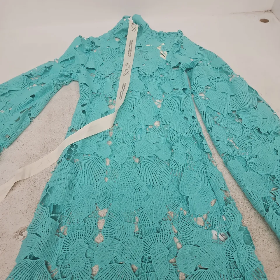 SELEA TURQUOISE LACE DRESS – WOMEN'S, SIZE XXS