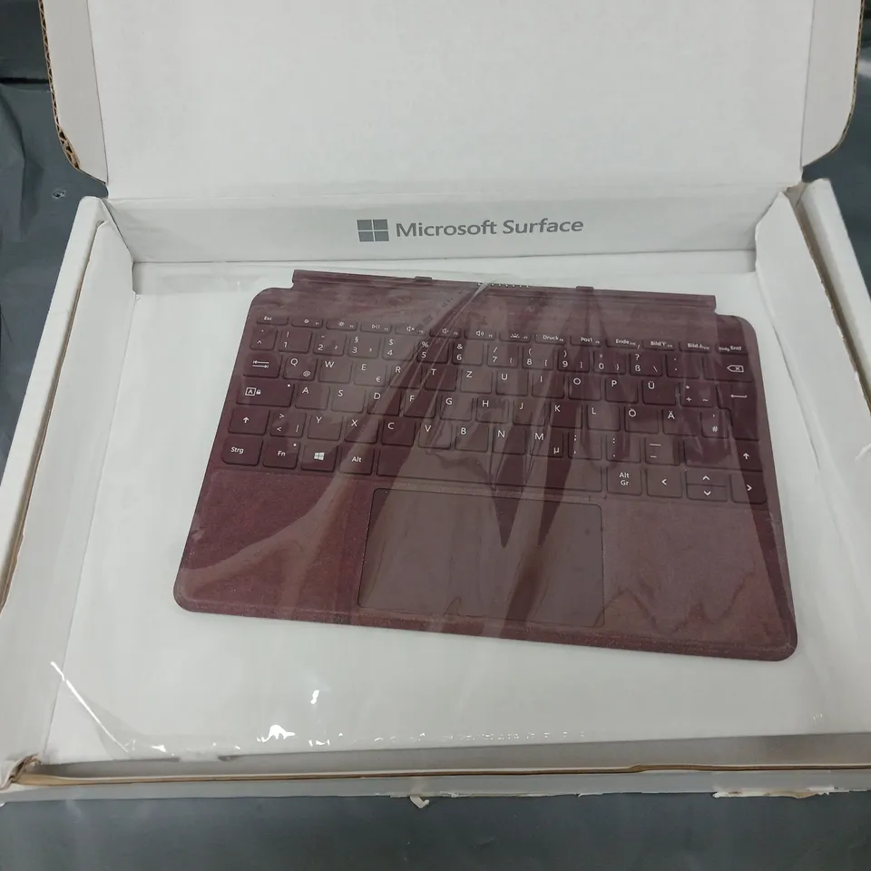 MICROSOFT SURFACE BURGUNDY KEYBOARD