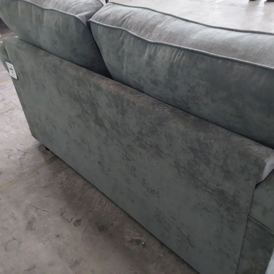 DESIGNER METAL ACTION BEDSETTEE GREY FABRIC 