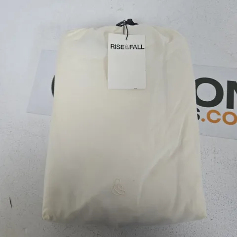 RISE & FALL ORGANIC LUXURY FITTED SHEET BUTTERMILK β DOUBLE
