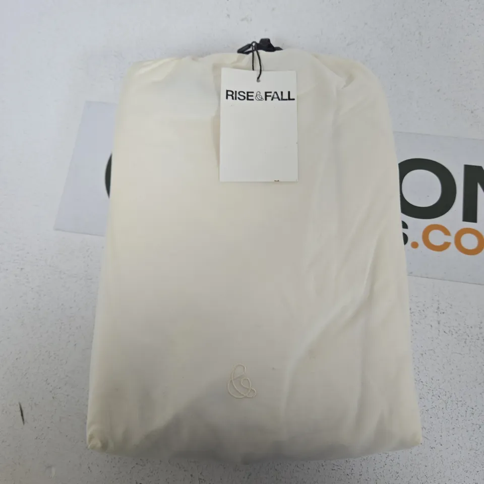 RISE & FALL ORGANIC LUXURY FITTED SHEET BUTTERMILK – DOUBLE