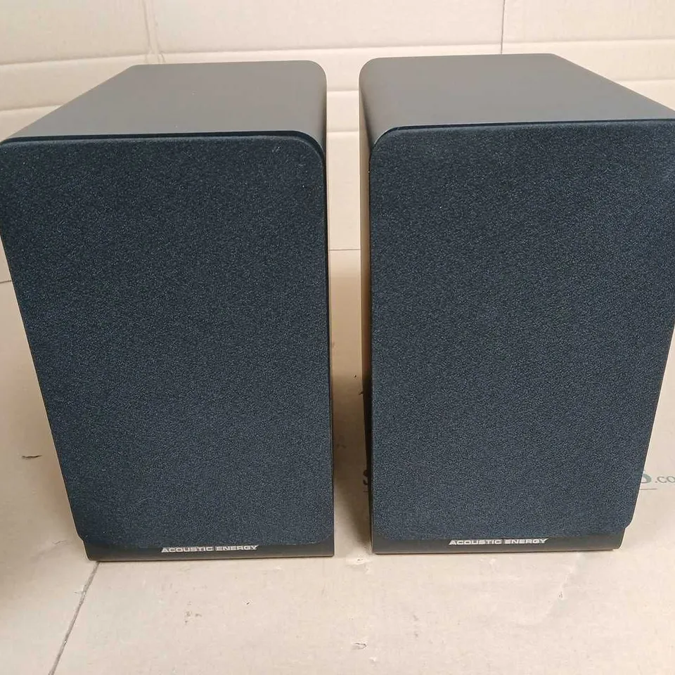 BOXED ACOUSTIC ENERGY AE1002 STEREO HI-FI LOUDSPEAKER