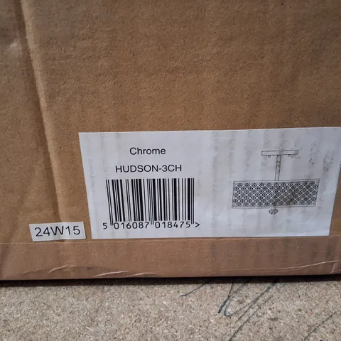 CHROME HUDSON-3CH CEILING LIGHT β BOXED