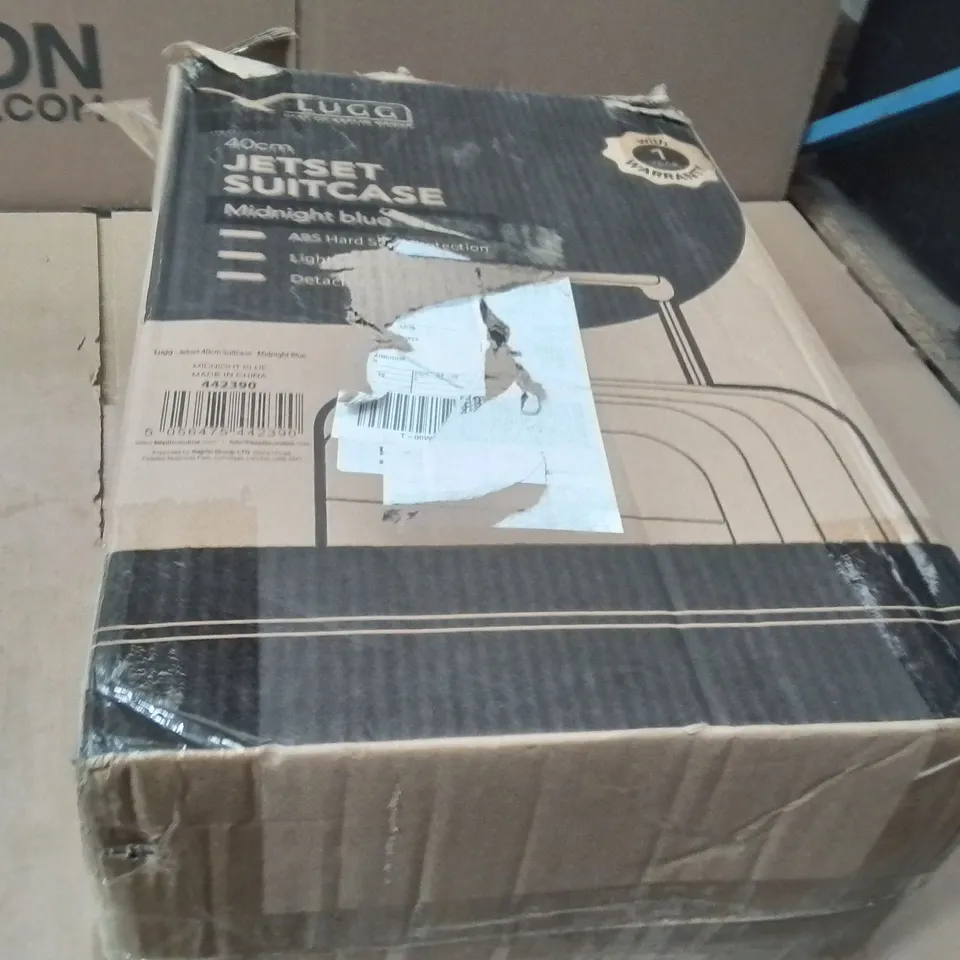 BOXED LUGG 40CM JETSET SUITCASE MIDNIGHT BLUE 