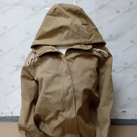SEASALT CORNWALL BOWSPIRIT JACKET IN DARK WHEAT SIZE 18 