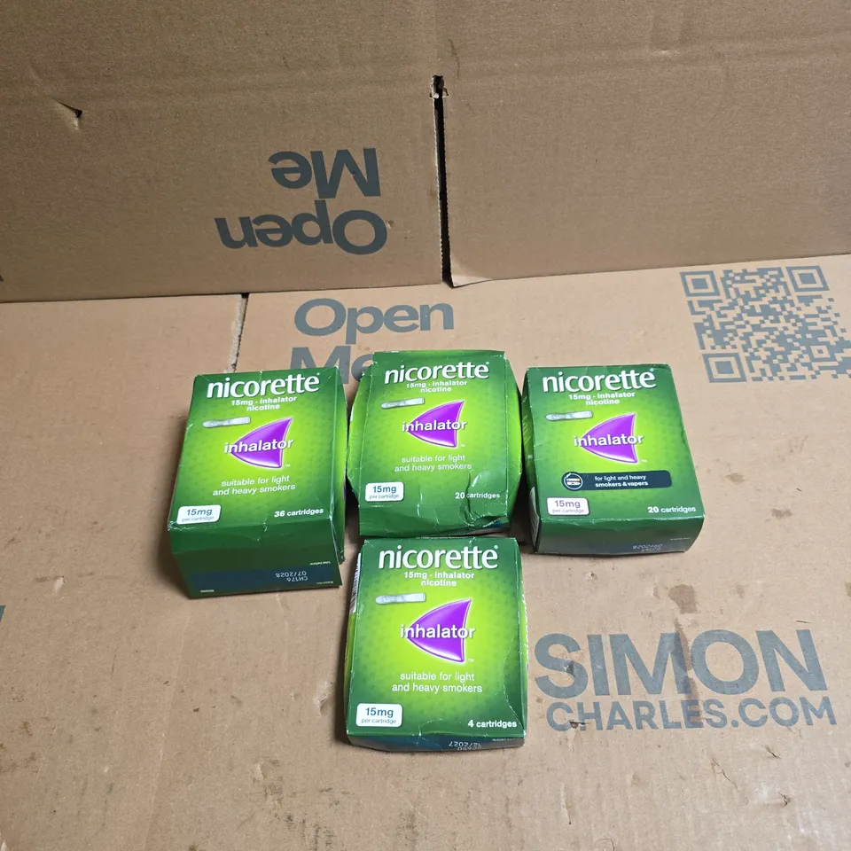 4 X NICORETTE INHALATOR PRODUCTS