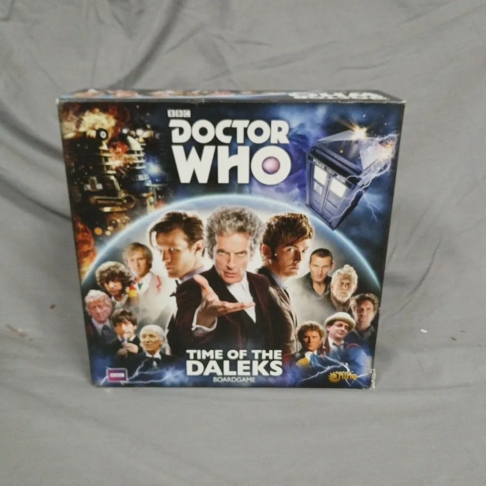 DOCTOR WHO TIME OF THE DALEKS BOARD GAME – BOXED
