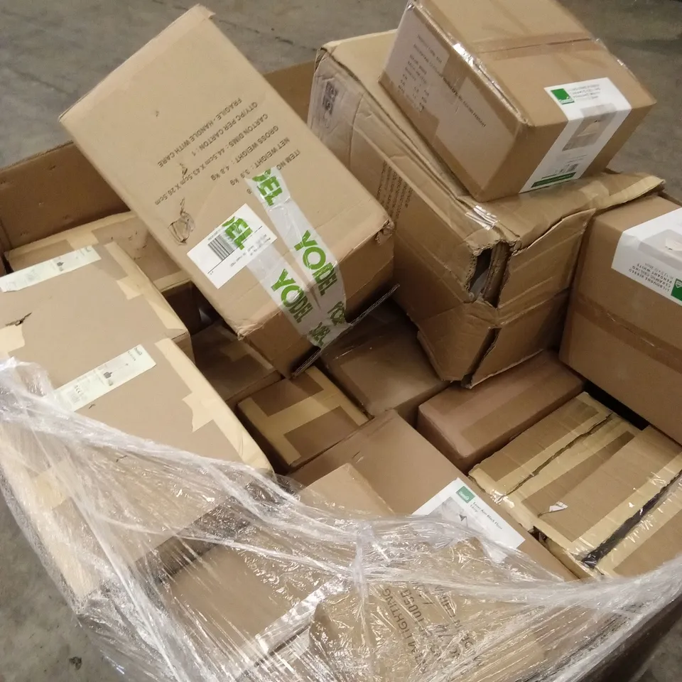 PALLET TO CONTAIN APPROXIMATELY 30 ASSORTED DESIGNER LIGHTING PRODUCTS