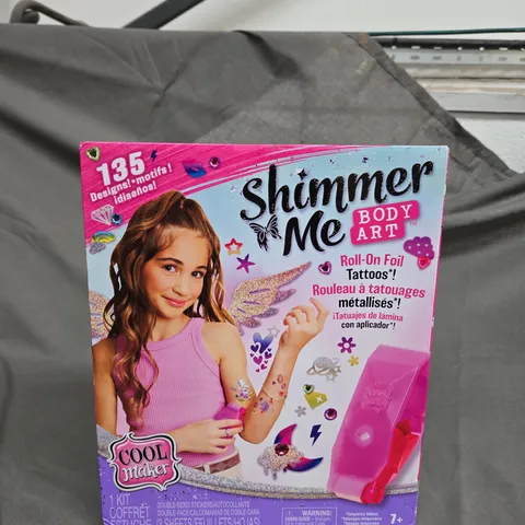 BOXED COOLMAKER SHIMMER ME BODY ART GLITTER TATTOO STUDIO